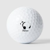 Balles De Golf Conception Panda (Recto)