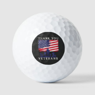 Balles De Golf Conception personnalisée : Merci aux vétérans du d