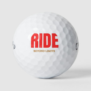 Balles De Golf Conduire au-delà des limites – Typographie motivan