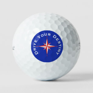Balles De Golf Conduisez votre Destinée Custom Text Golf Ball