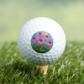 Balles de Golf Coneflowers Avec Texte (T-shirt Insitu)