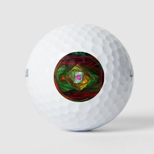 Balles De Golf Connexions dynamiques Art Abstrait (Devant)