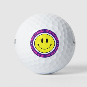 Balles De Golf Continuez à sourire