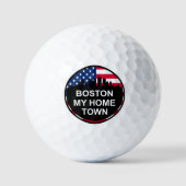 Balles De Golf Cool Boston Home Town Skyline Golf Balls (Recto)