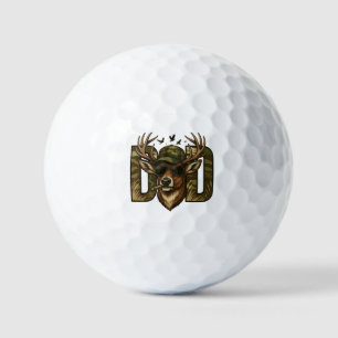 Balles De Golf Cool Camouflage Papa - Cerf avec lunettes de solei
