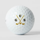 Balles De Golf Cool Golfer Monogram | three-letter nick name (Recto)