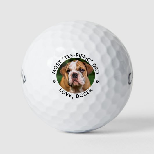 Balles De Golf Cool Golfer Personnalisé Moderne Animaux de Compag (Devant)