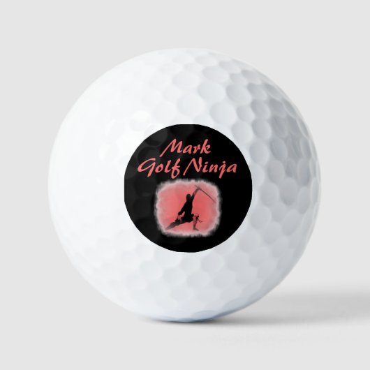 Balles De Golf Cool Ninja Warrior (Recto)