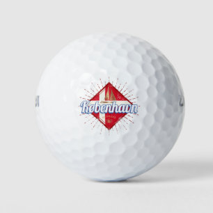 Balles De Golf Copenhague capitale Danemark Retro voilier