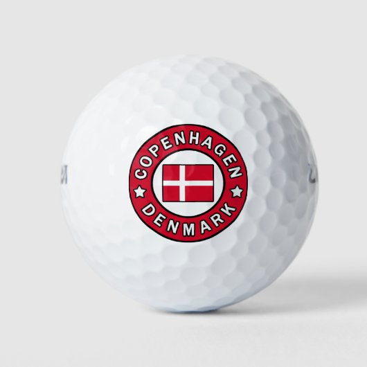 Balles De Golf Copenhague Danemark (Devant)