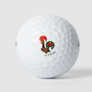 Balles De Golf Coq de Galo de Barcelos Portuguese