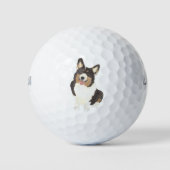 Balles De Golf Corgi à tête noire (Devant)