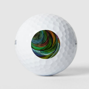 Balles De Golf Couleur Gloire Moderne Art Abstrait Motif Élégant