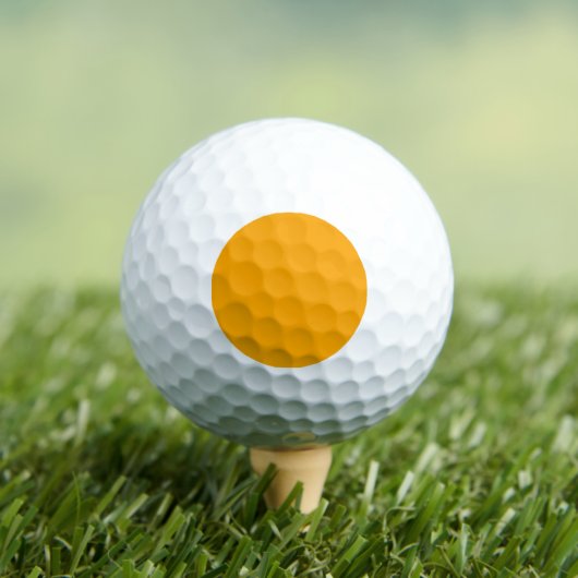 Balles De Golf Couleur solide orange néon | Classique (T-shirt Insitu)