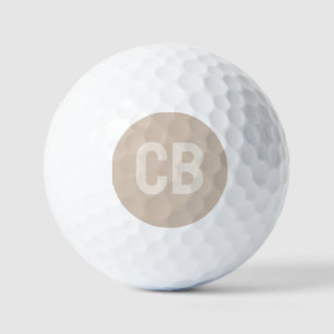 Balles De Golf Couleur tendance Soft Taupe Golf Balls