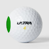Balles De Golf Couleur Uni Simplement Vert (Logo)