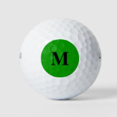 Balles De Golf Couleur Uni Simplement Vert (Devant)