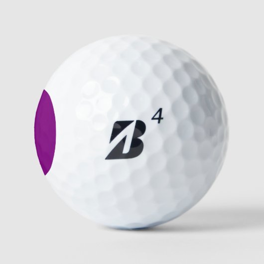Balles De Golf Couleur violet (Logo)
