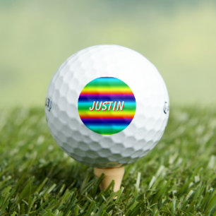 Balles De Golf Couleurs Arc-en-ciel Personnalisé FIERTÉ