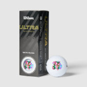 Balles De Golf Couleurs folles (Emballage)