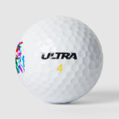 Balles De Golf Couleurs folles (Logo)