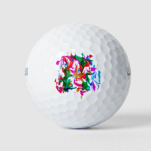 Balles De Golf Couleurs folles (Devant)