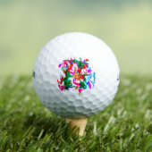 Balles De Golf Couleurs folles (T-shirt Insitu)