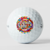 Balles De Golf "Couleurs soniques" (Recto)