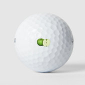 Balles De Golf Coupe Apple en demi (Devant)