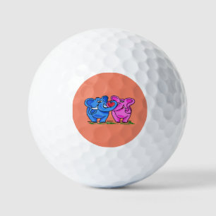 Balles De Golf couple animal amour