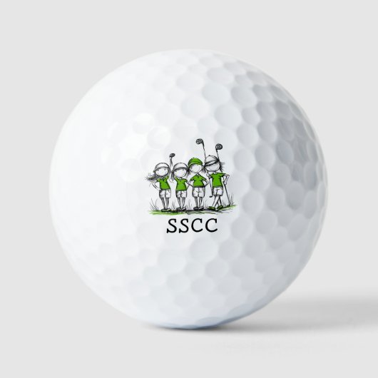 Balles De Golf Couple Dames Golf League Ball (Recto)