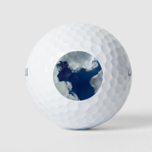 Balles De Golf Courbe dans les nuages