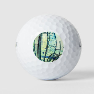Balles De Golf Courbes bleues