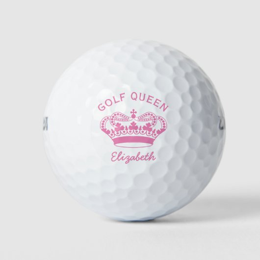 Balles De Golf Couronne d'or de la Reine du golf (Devant)
