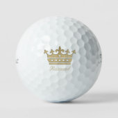 Balles De Golf Couronne or (Recto)