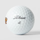 Balles De Golf Couronne royale en or (Logo)