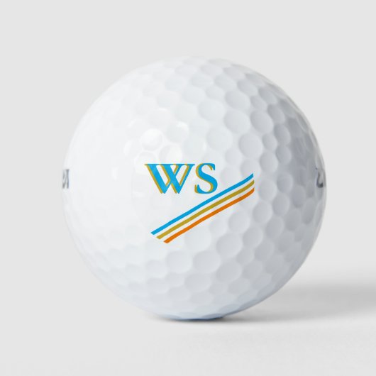 Balles De Golf Couvercle en cuir noir personnalisé (Devant)