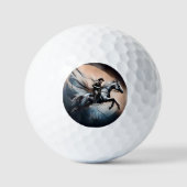 Balles De Golf Cowboy moderne à cheval (Recto)