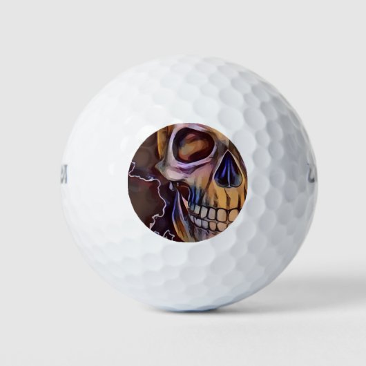 Balles De Golf Crâne (Devant)