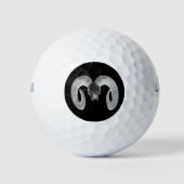 Balles De Golf crâne de chèvre unique et artisanal (Devant)