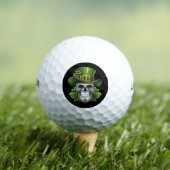 Balles De Golf Crâne sucre St Patrick's Day Shamrock (T-shirt Insitu)