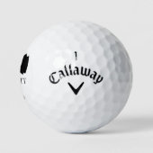 Balles De Golf Cravate de la chambre noire (Logo)