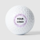 Balles De Golf Create Your Own Branded Stamp Golf Balls with Text (Recto)