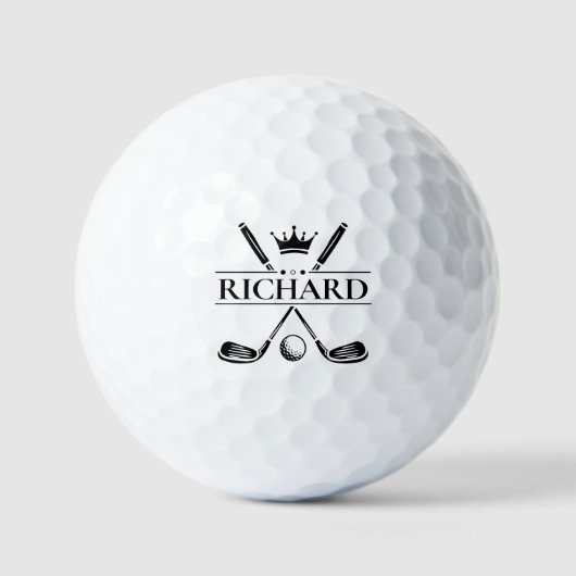 Balles De Golf Create Your Own Custom Name (Recto)