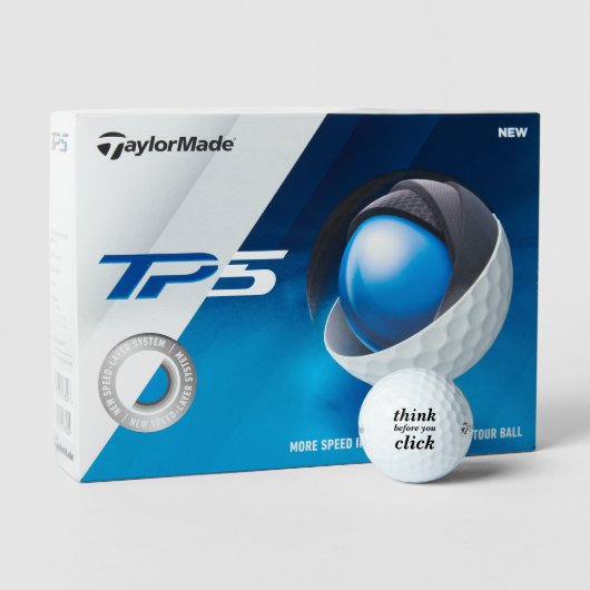 Balles De Golf Create Your Own | think before you click | (Conditionnement)