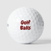 Balles De Golf Créer quelque chose d'unique (Recto)