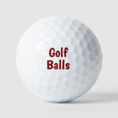 Balles De Golf Créer quelque chose d'unique (Devant)