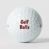 Balles De Golf Créer quelque chose d'unique (Recto)