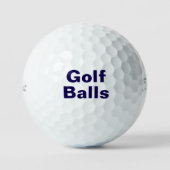 Balles De Golf Créer quelque chose d'unique (Recto)
