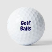 Balles De Golf Créer quelque chose d'unique (Devant)
